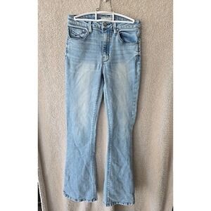 Unpublished Women's Light‎ Washed Denim Jeans Wide Leg Size 26